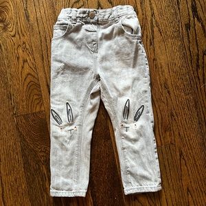 Next UK grey bunny jeans
